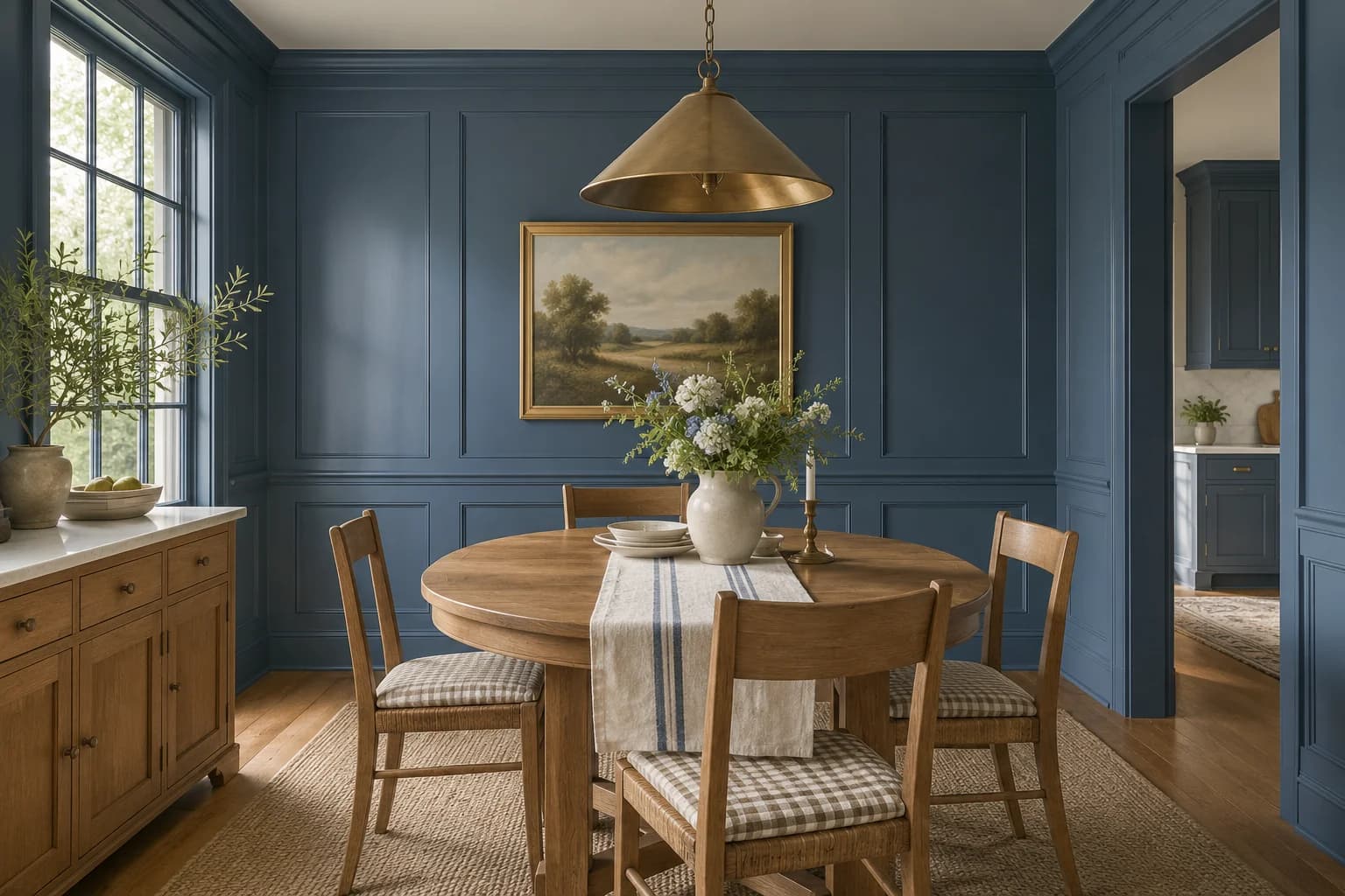 Dining room featuring Chinese Porcelain paint