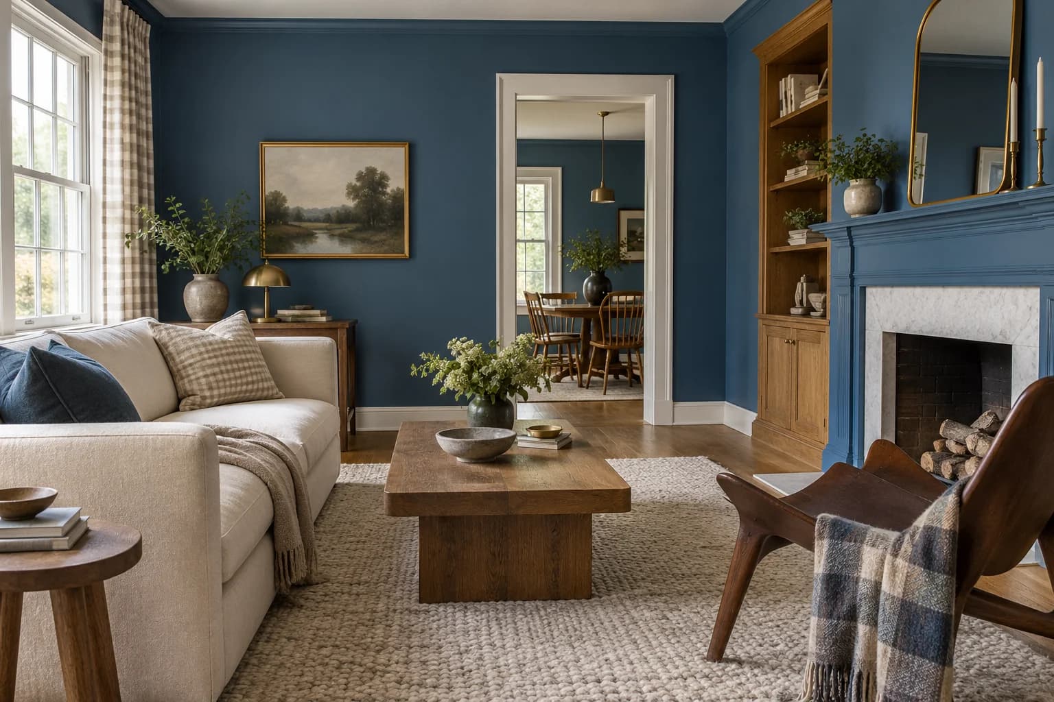 Living room featuring Chinese Porcelain paint