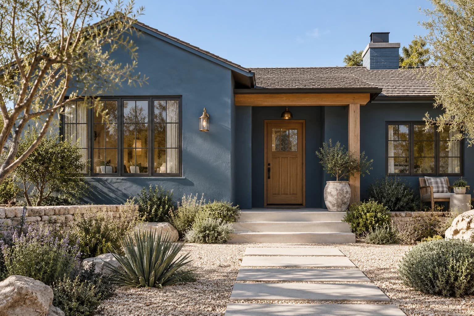 Stucco featuring Chinese Porcelain paint