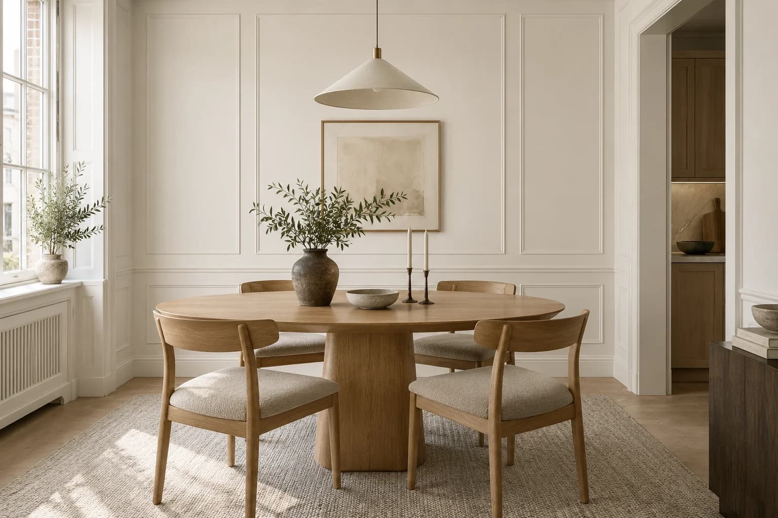 Dining room featuring Gypsum paint