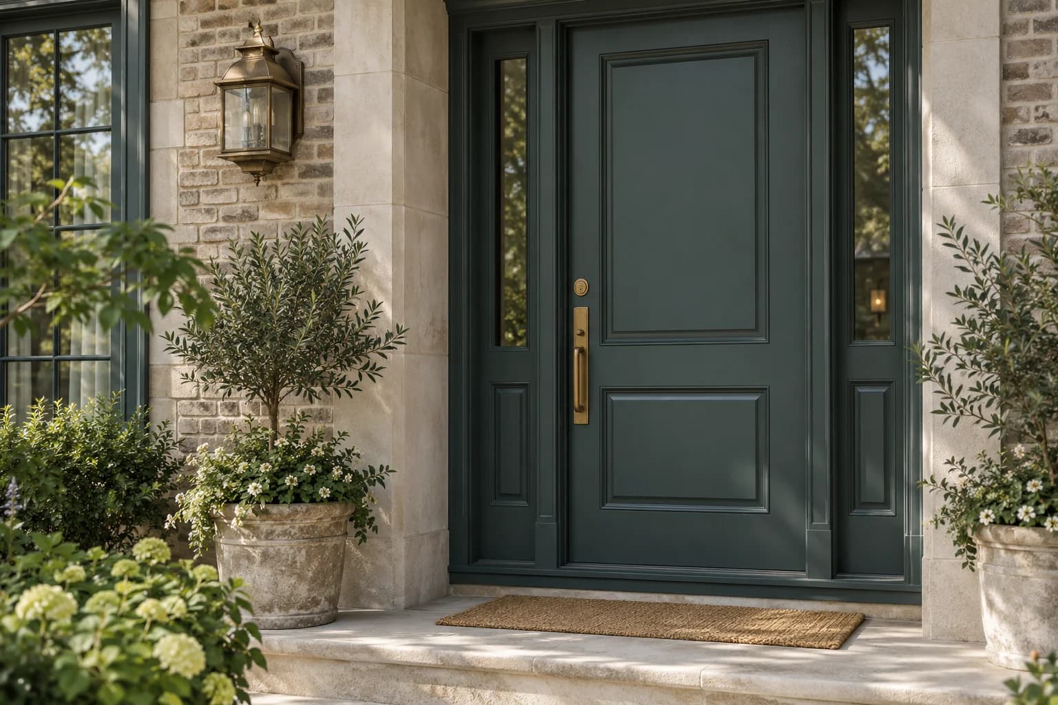 Front door featuring Night Watch paint