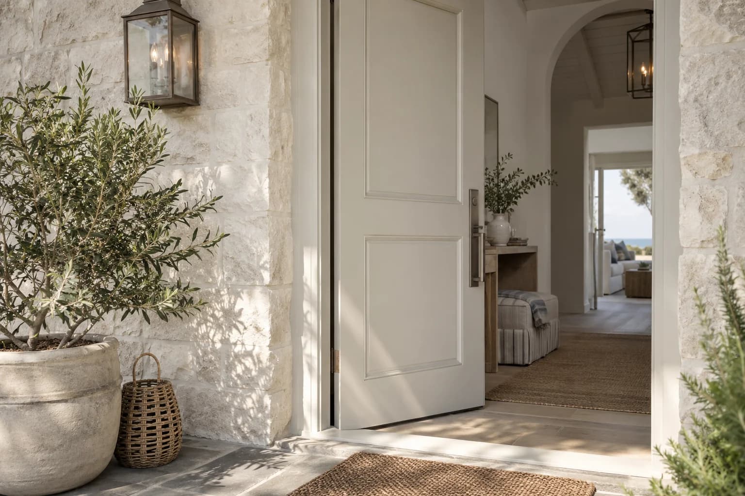 Front door featuring Swirling Smoke paint