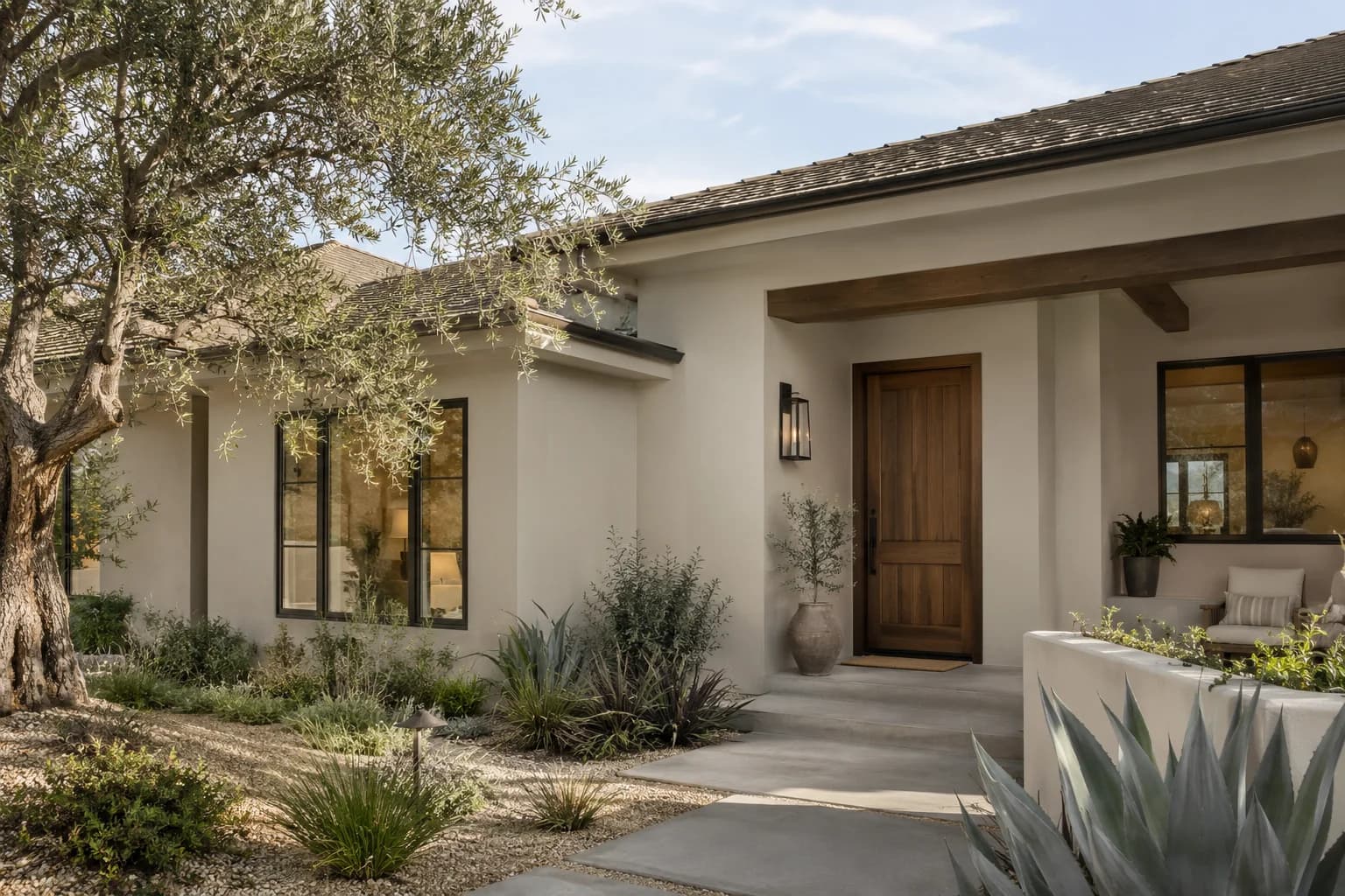 Stucco featuring Swirling Smoke paint