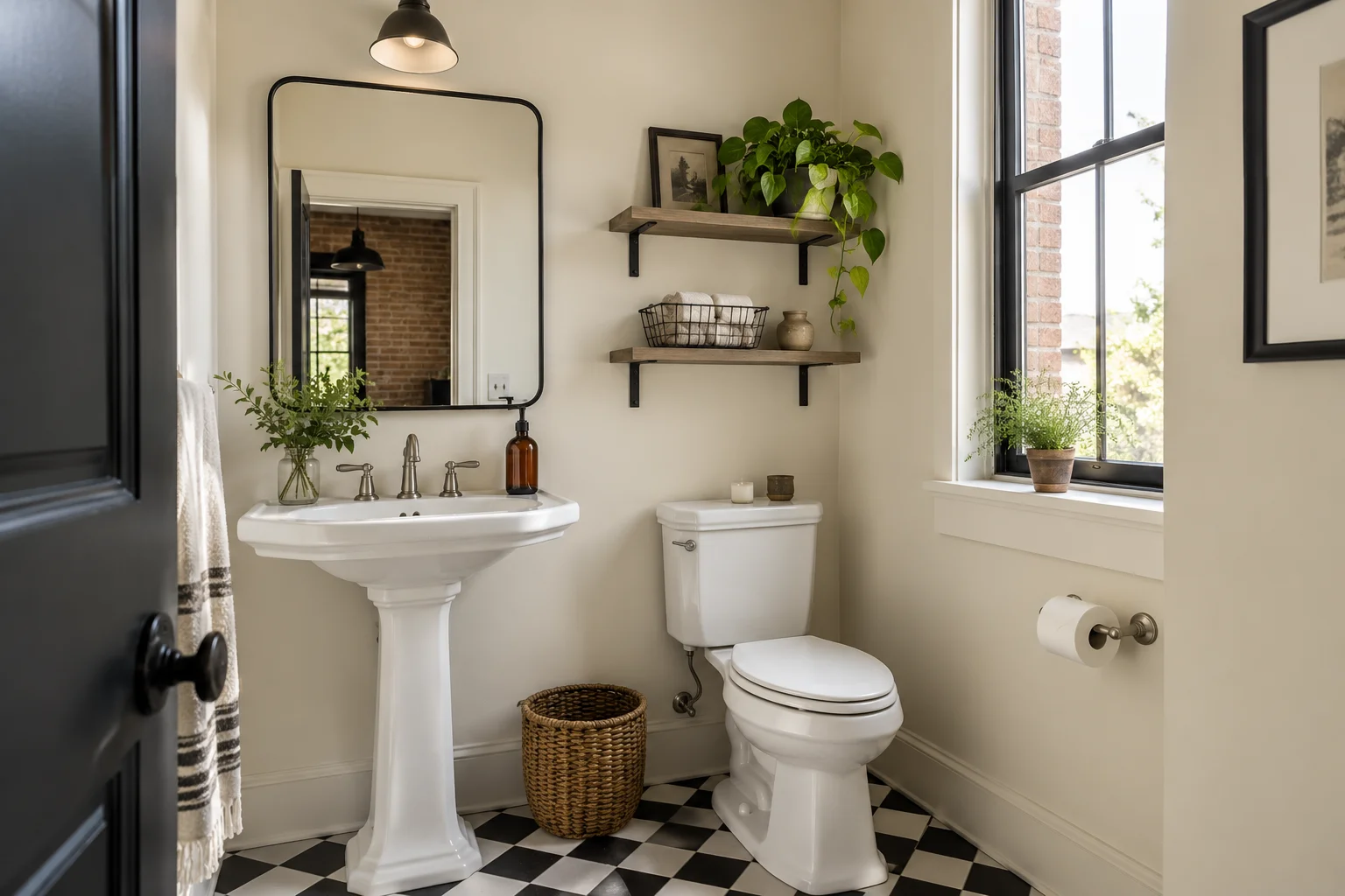 Bathroom featuring Creamy paint