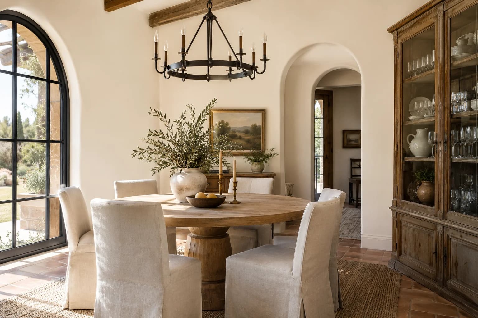 Dining room featuring Creamy paint