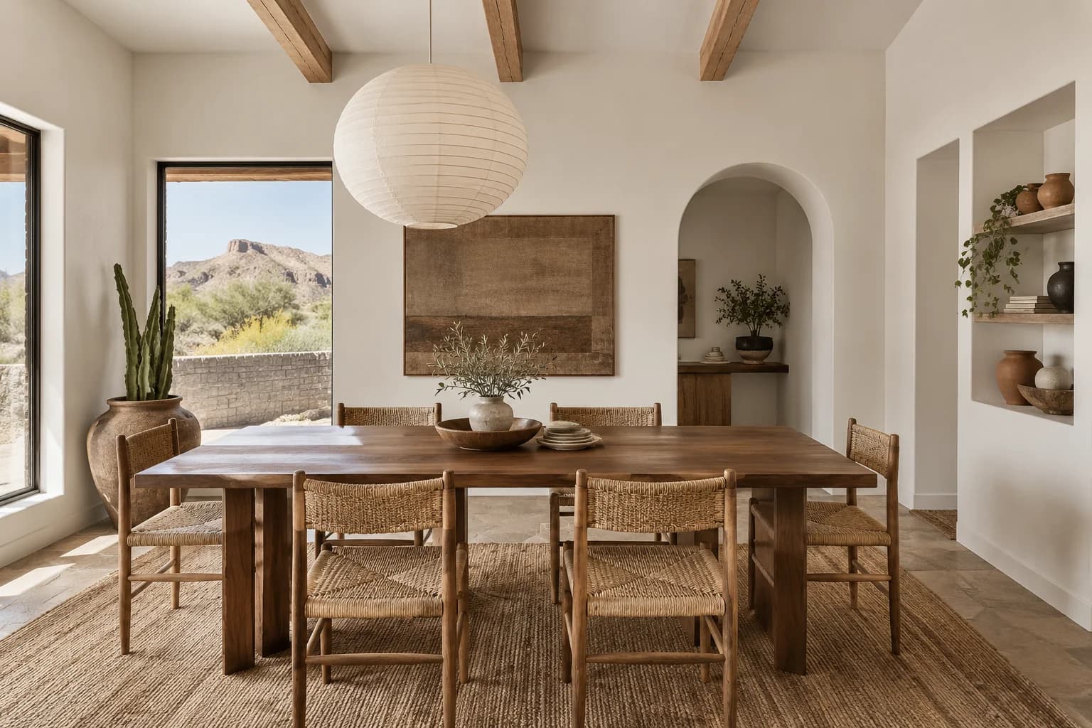 Dining room featuring Drift of Mist paint