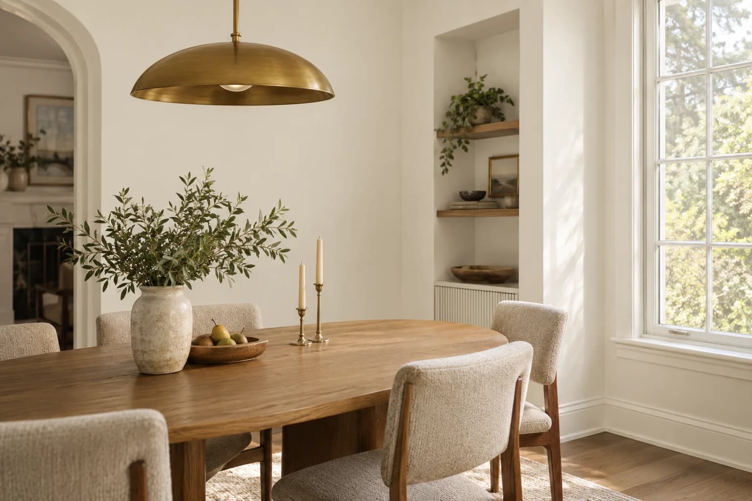 Dining room featuring Greek Villa paint