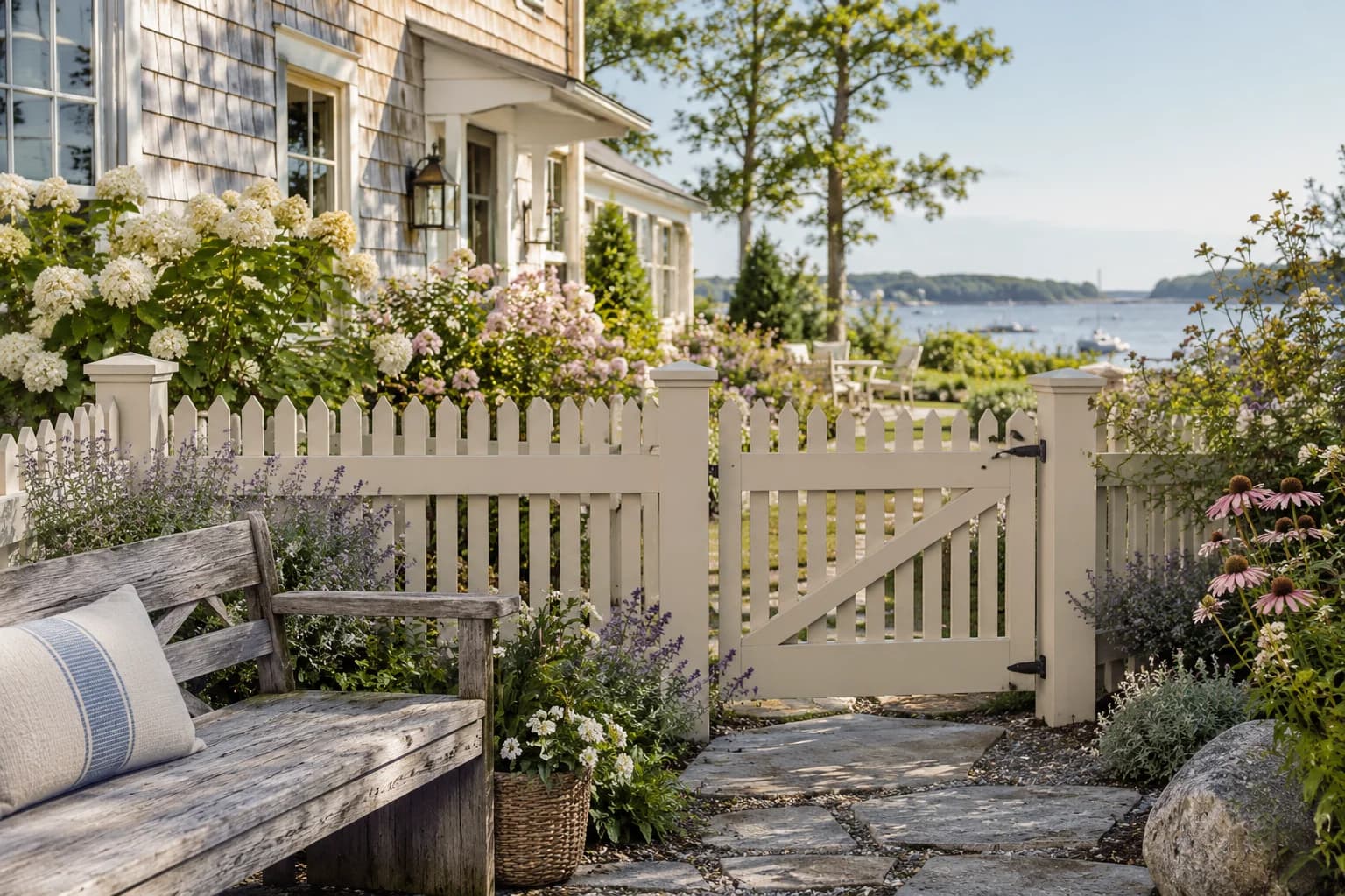 Fences & garden structures featuring Natural Linen paint