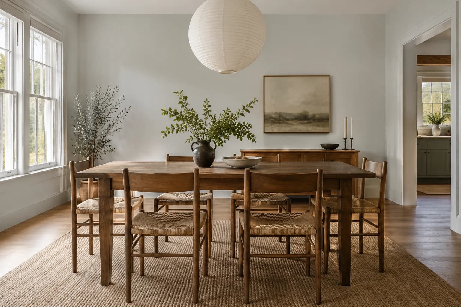 Dining room featuring Passive paint