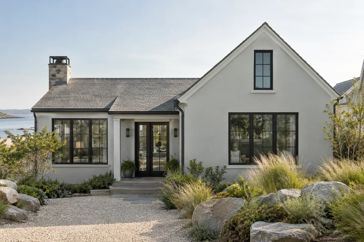 Stucco featuring Silver Strand paint