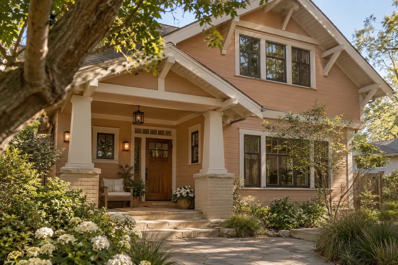 Siding featuring Desert Carnation paint
