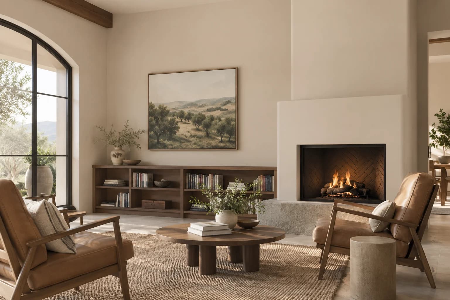 Living room featuring Desert Fortress paint