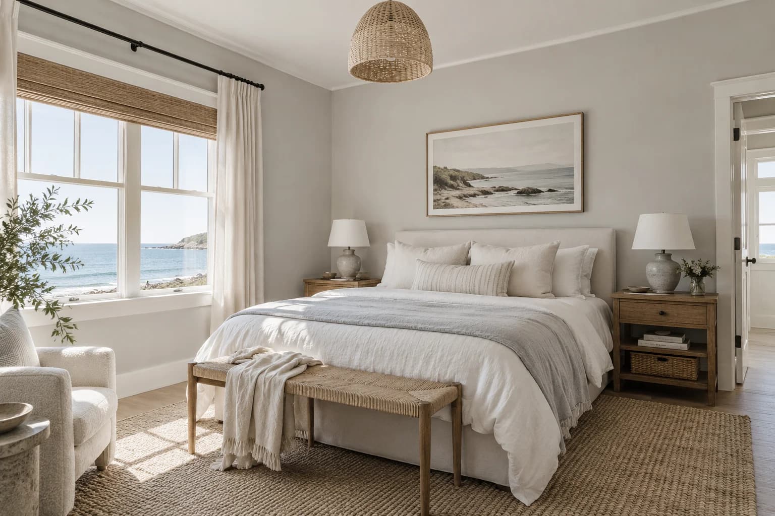 Bedroom featuring Filtered Shade paint