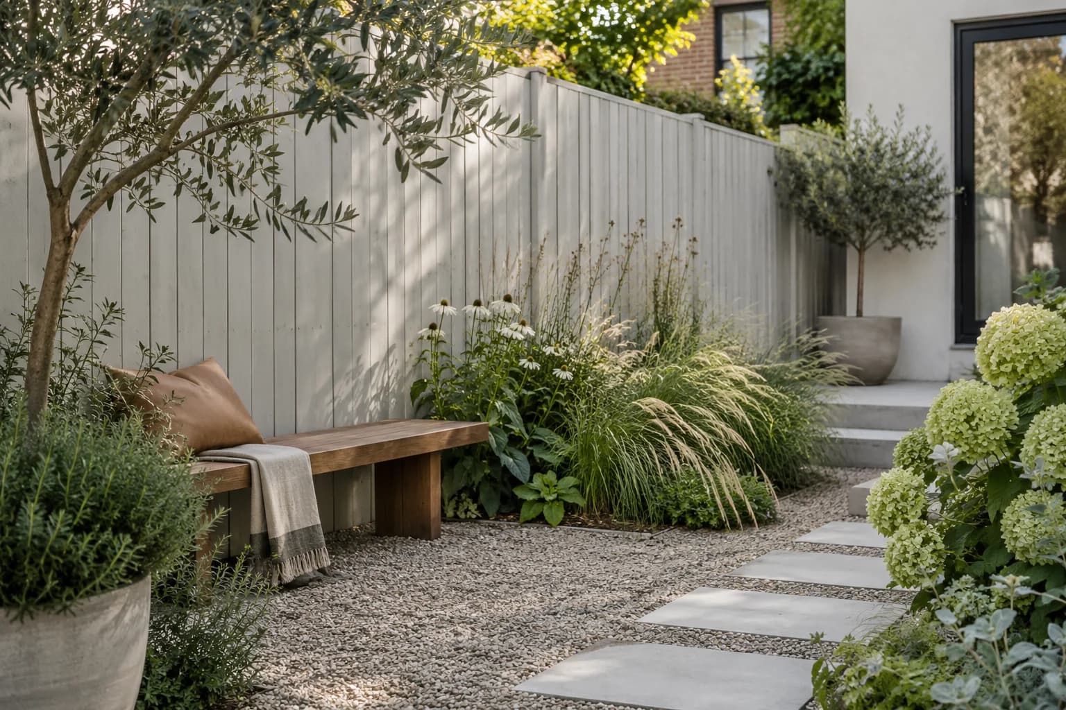Fences & garden structures featuring Filtered Shade paint