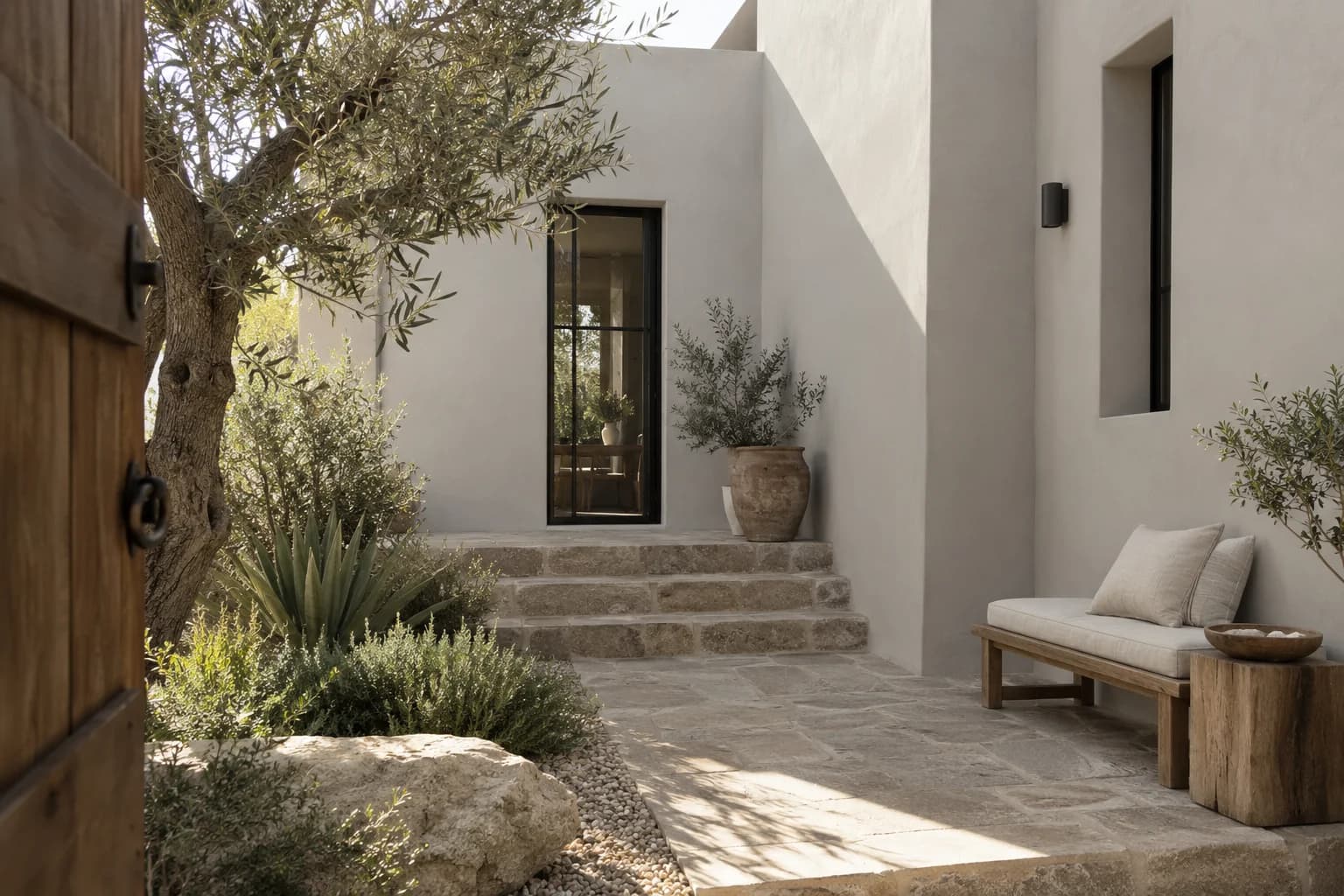 Stucco featuring Filtered Shade paint