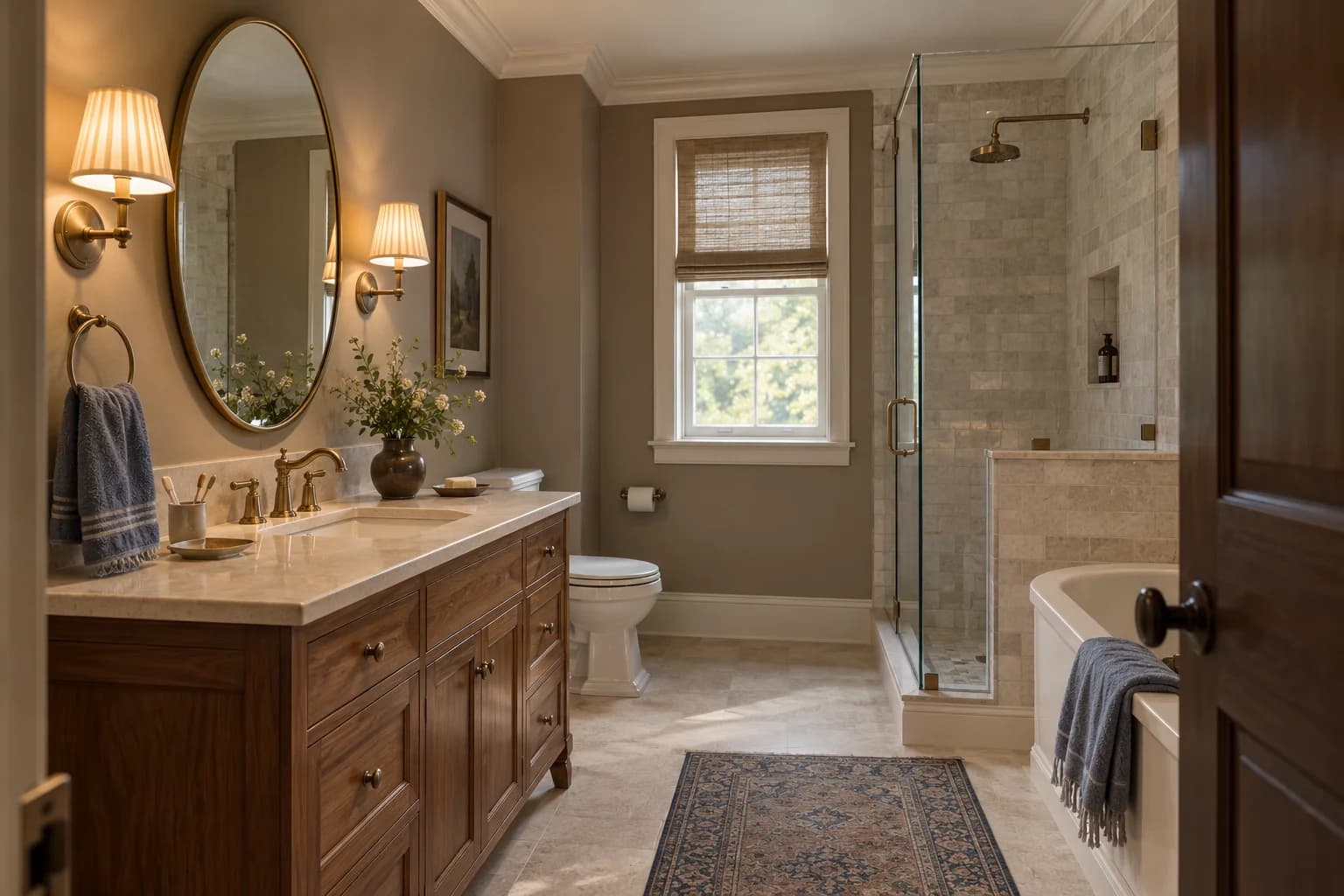 Bathroom featuring Seine paint