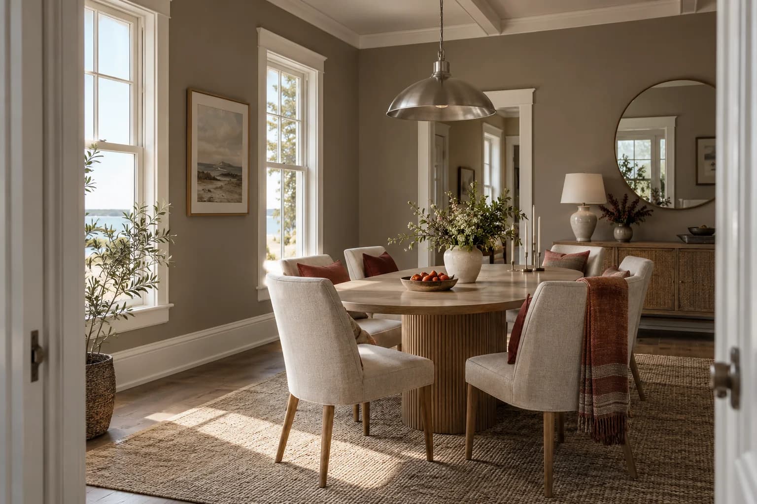 Dining room featuring Seine paint