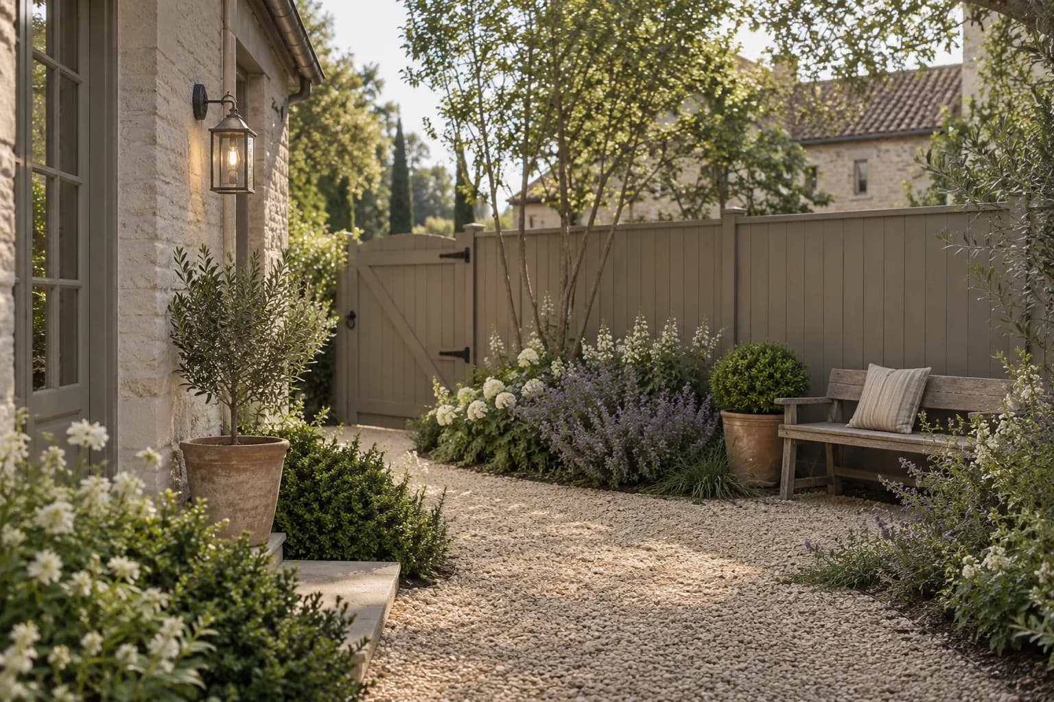 Fences & garden structures featuring Seine paint