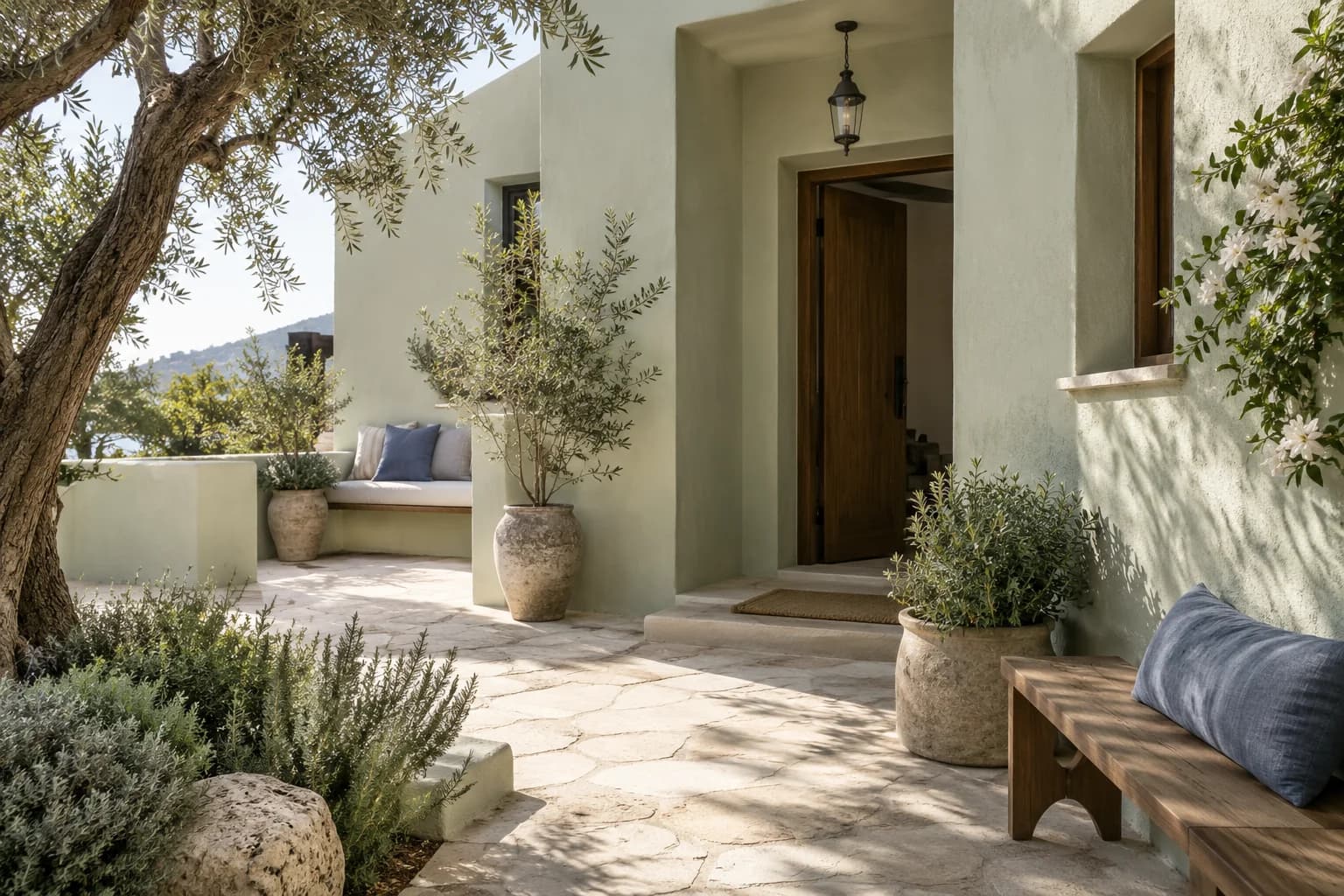 Stucco featuring Sparkling Sage paint