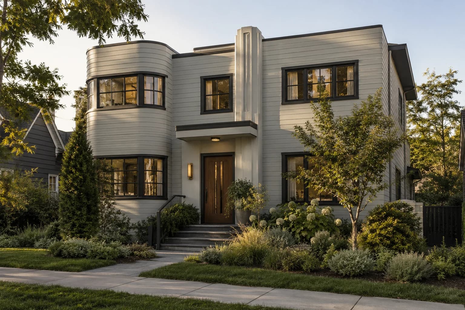 Siding featuring Tempered Gray paint