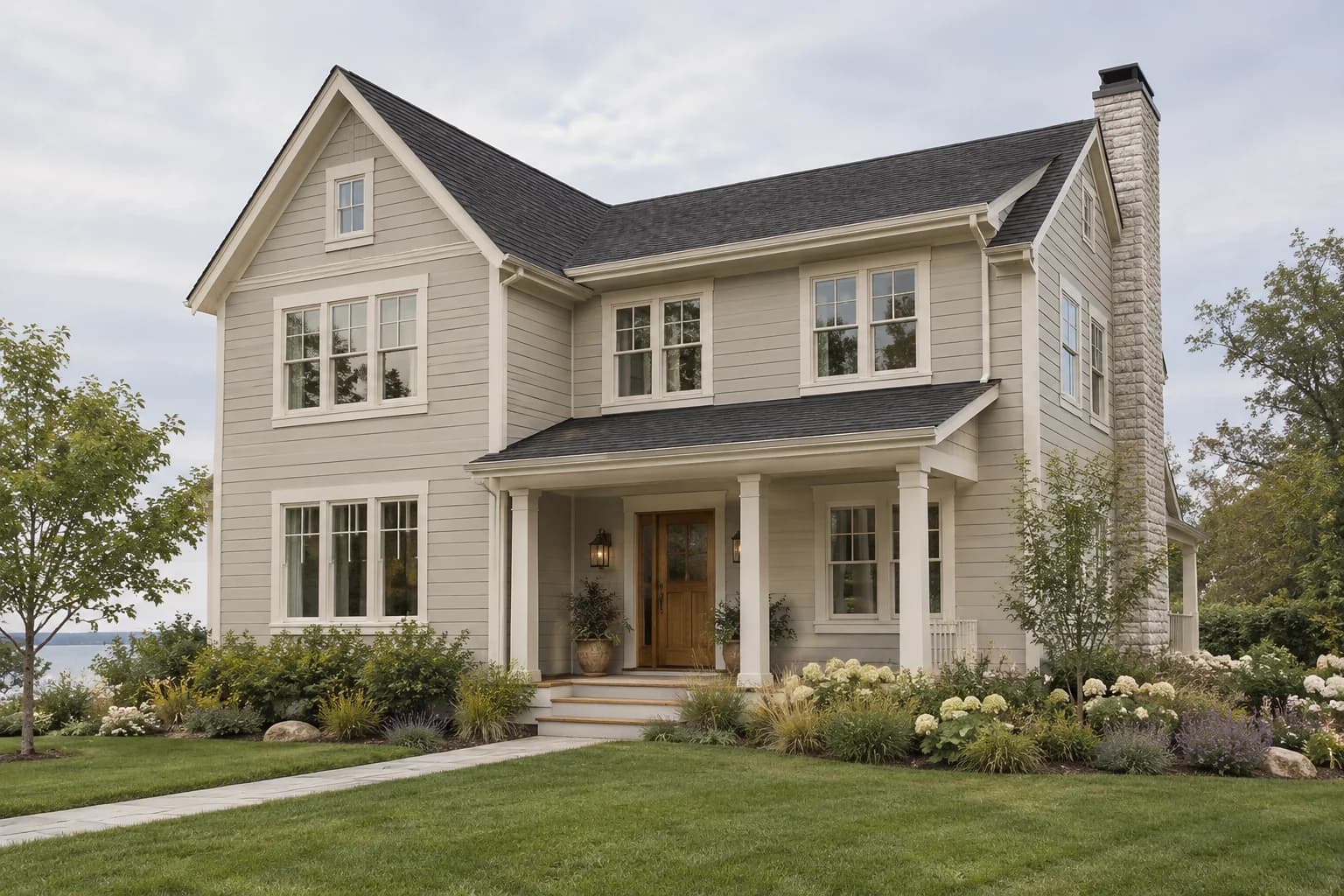 Siding featuring Agreeable Gray paint