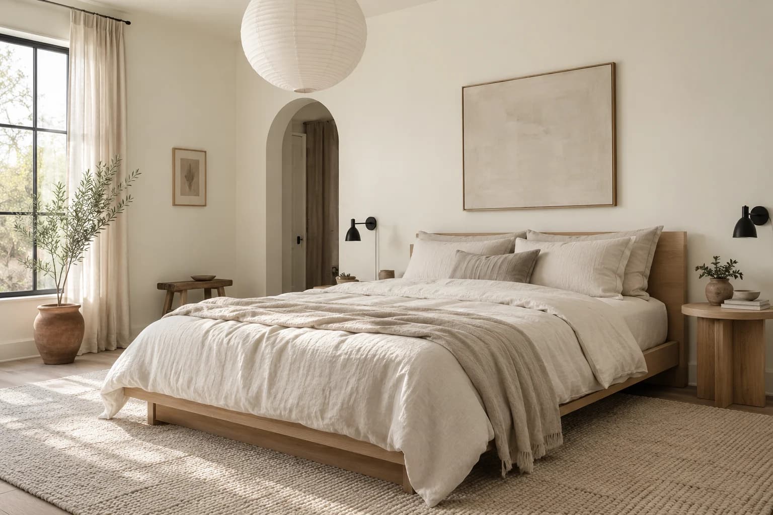 Bedroom featuring Alabaster paint