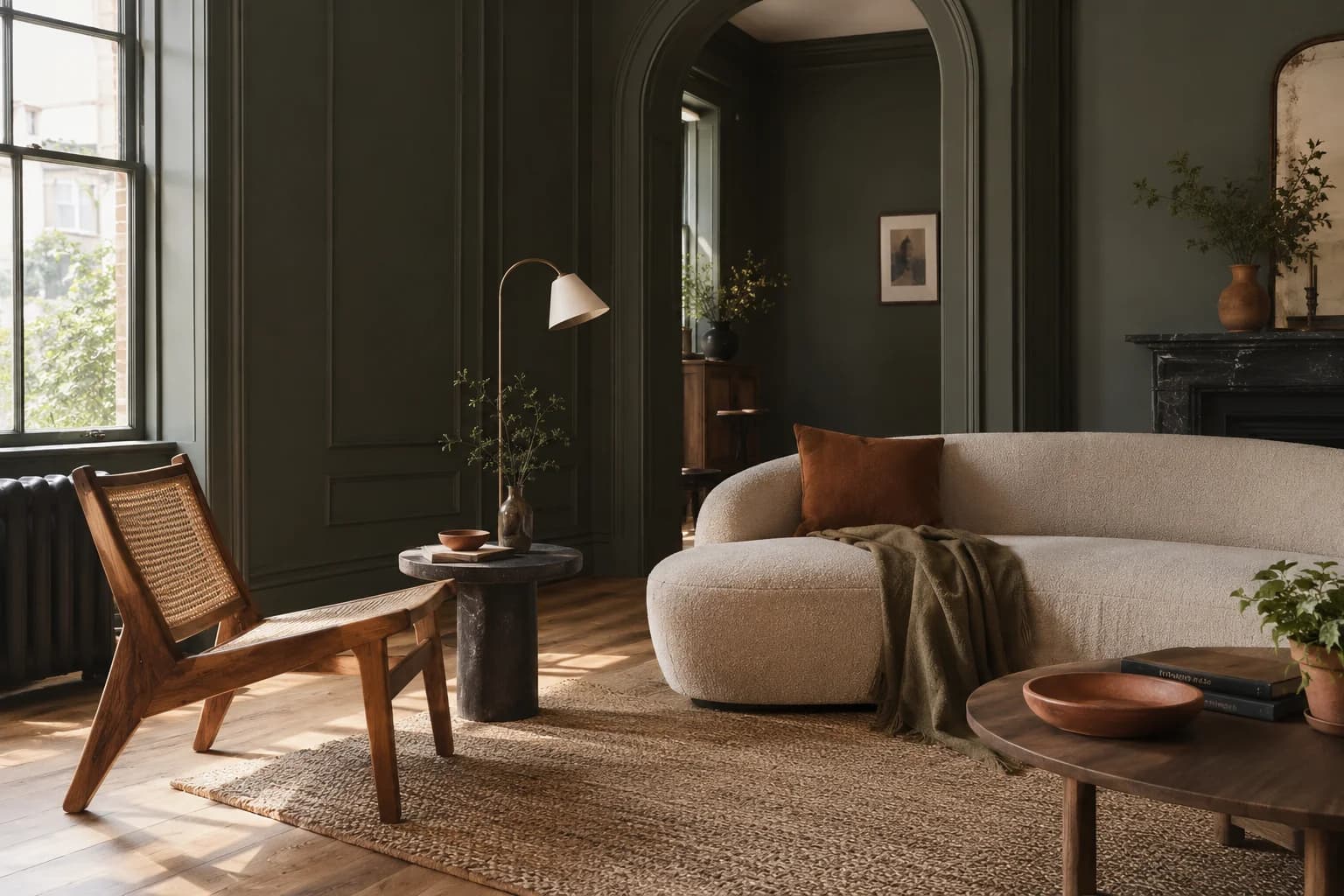 Living room featuring Black Bamboo paint
