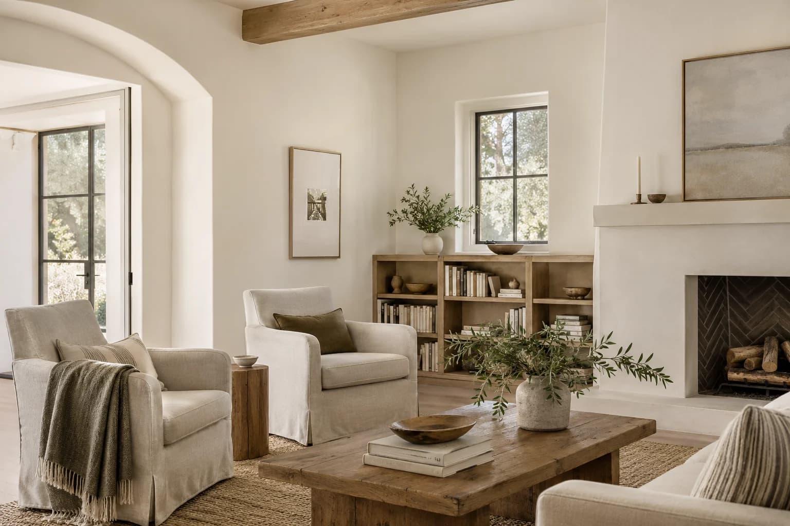 Living room featuring Blank Canvas paint