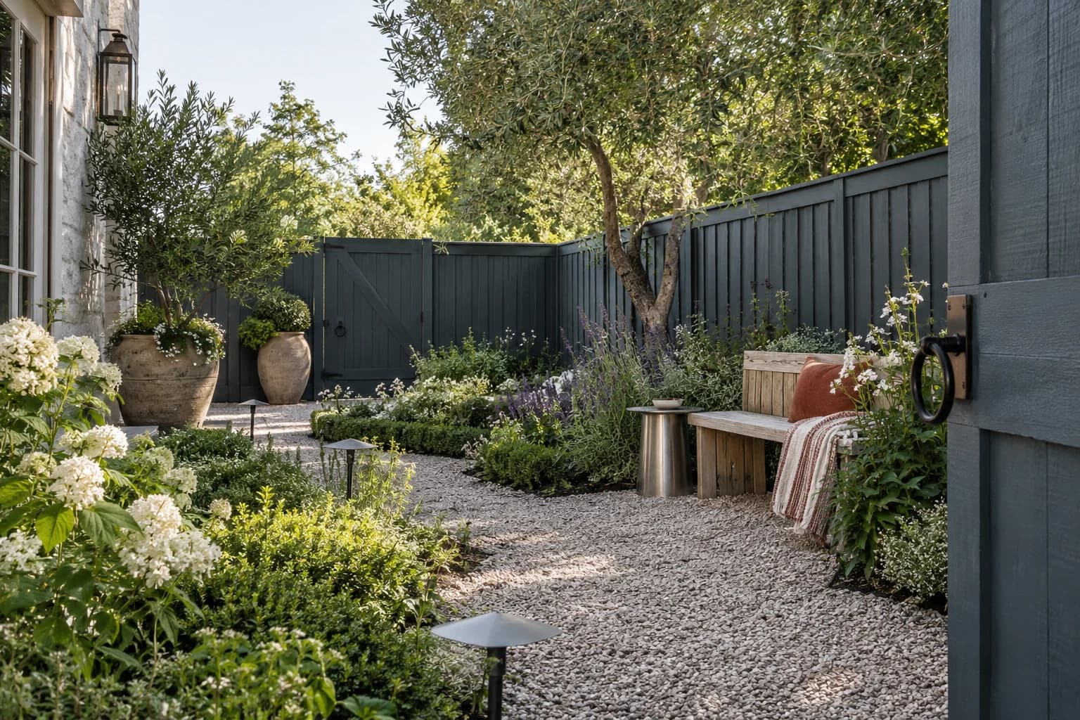 Fences & garden structures featuring Midnight Blue paint
