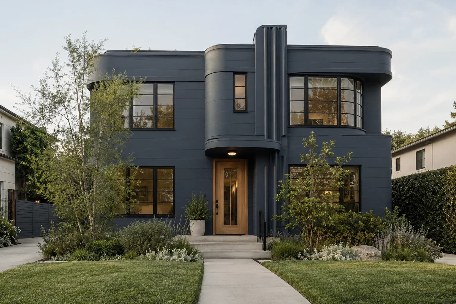 Siding featuring Midnight Blue paint