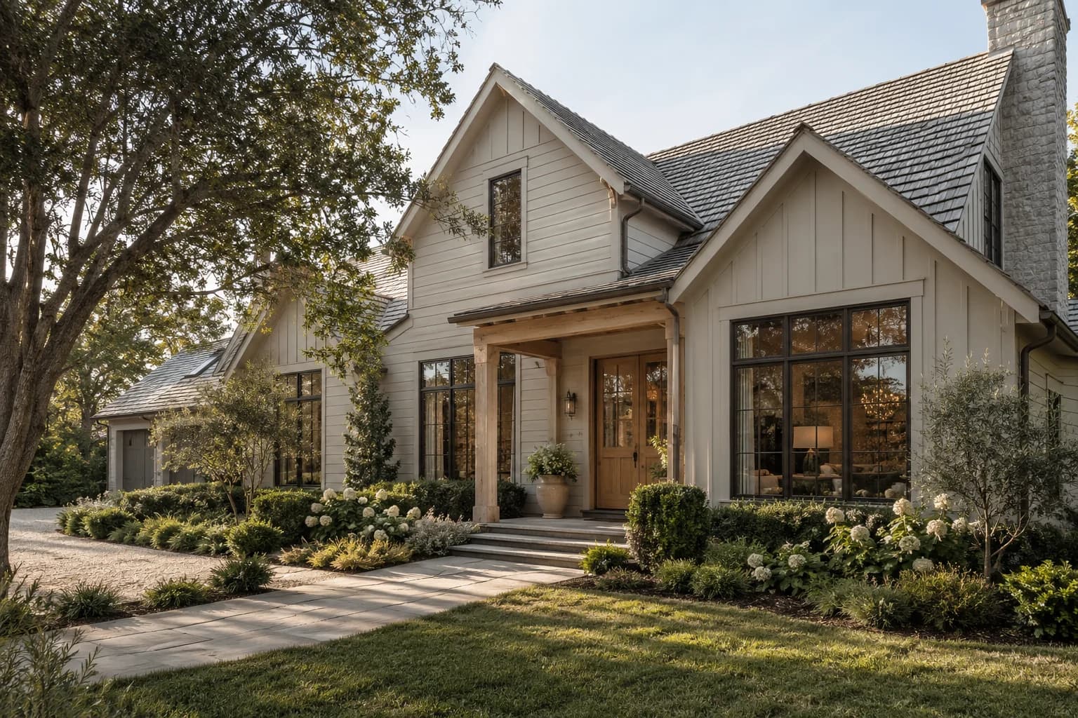 Siding featuring Natural Gray paint