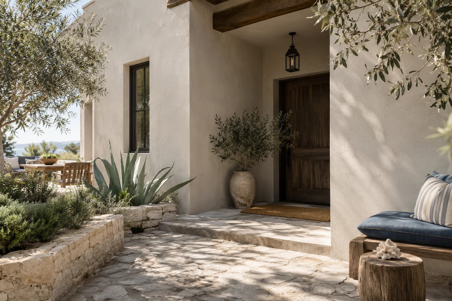 Stucco featuring Natural Gray paint