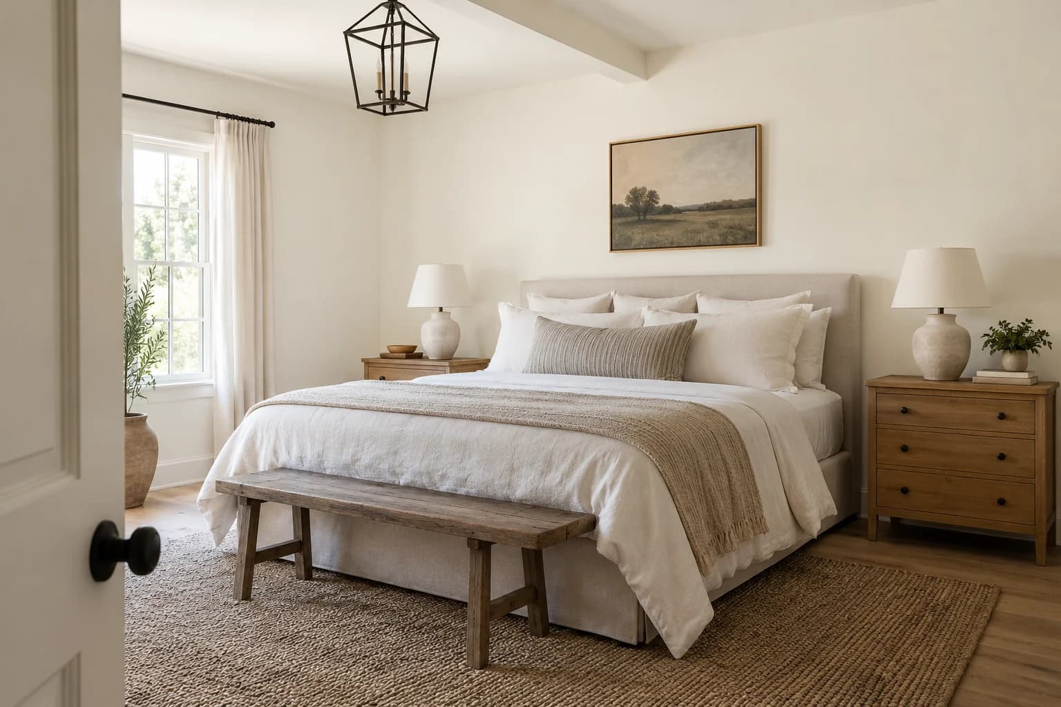 Bedroom featuring Polar Bear paint