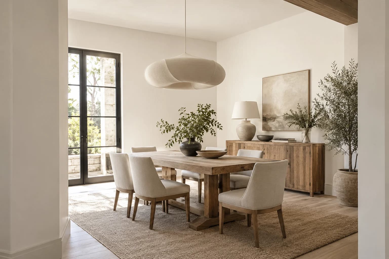 Dining room featuring Polar Bear paint