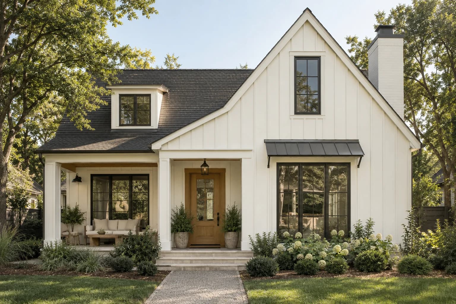 Siding featuring Polar Bear paint