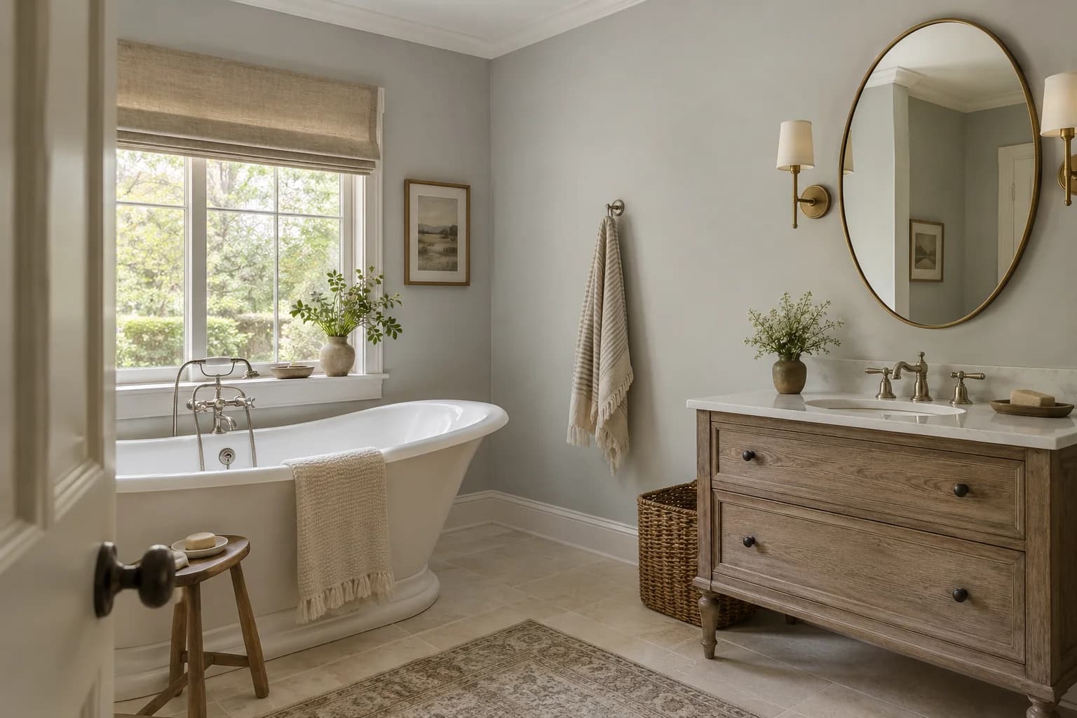 Bathroom featuring Silver Bullet paint