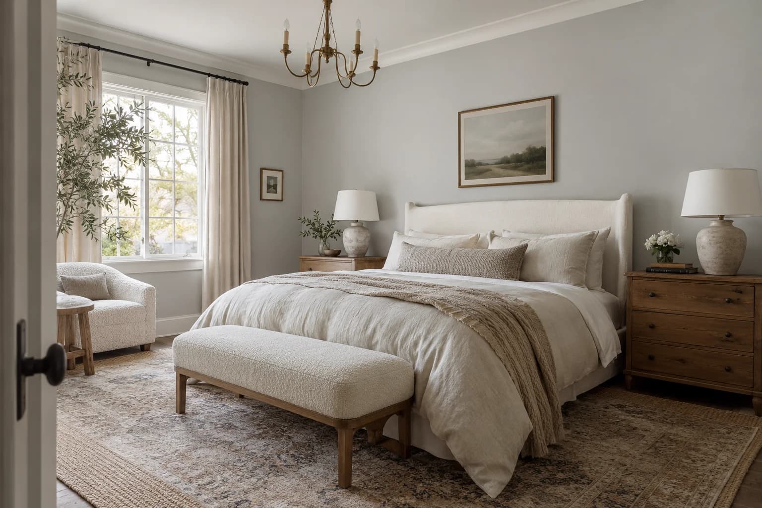 Bedroom featuring Silver Bullet paint