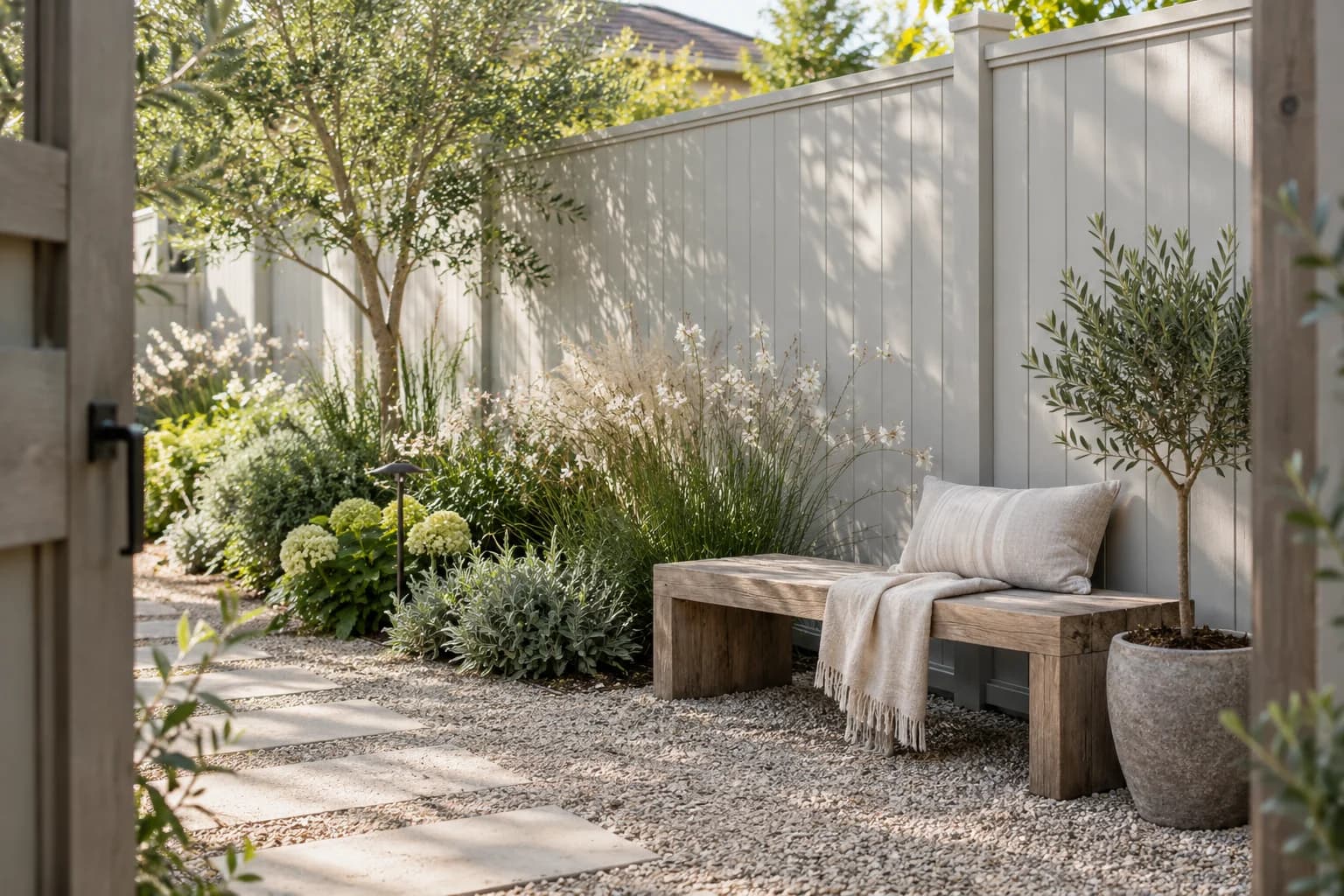 Fences & garden structures featuring Silver Bullet paint