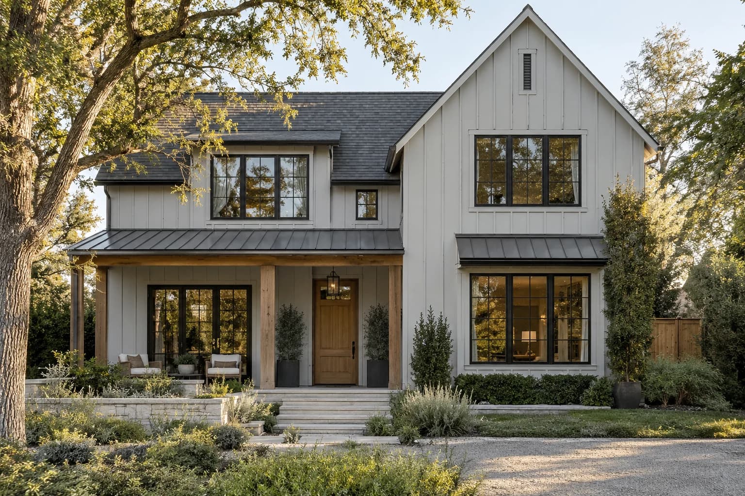 Siding featuring Silver Bullet paint
