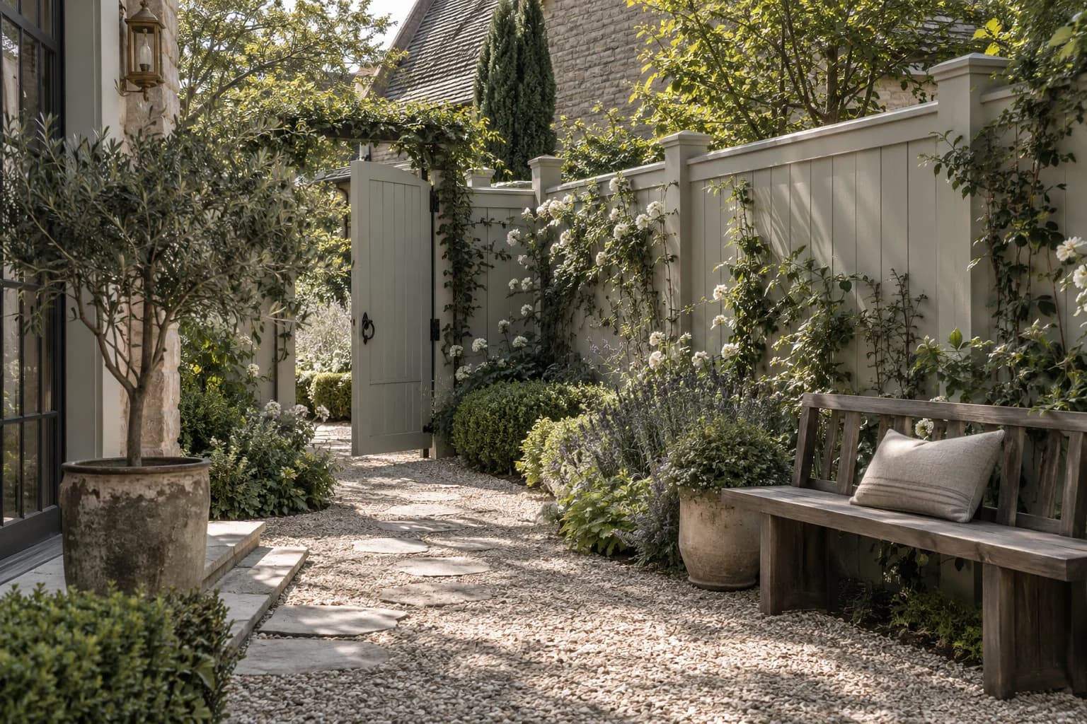 Fences & garden structures featuring Silver City paint