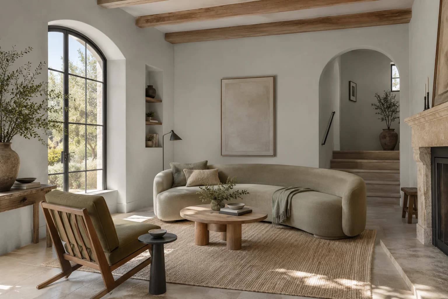 Living room featuring Silver City paint