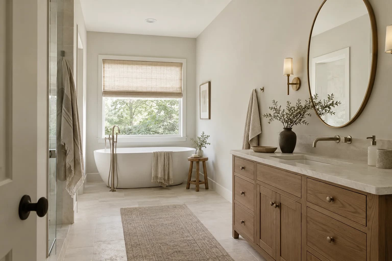 Bathroom featuring Silver Drop paint