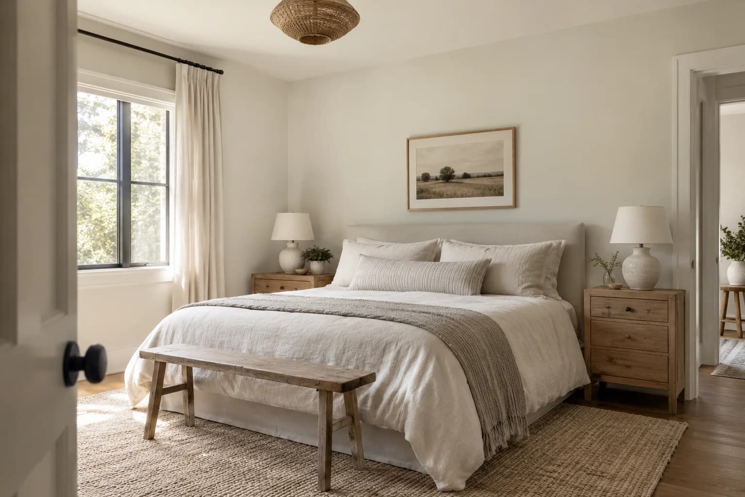 Bedroom featuring Silver Drop paint
