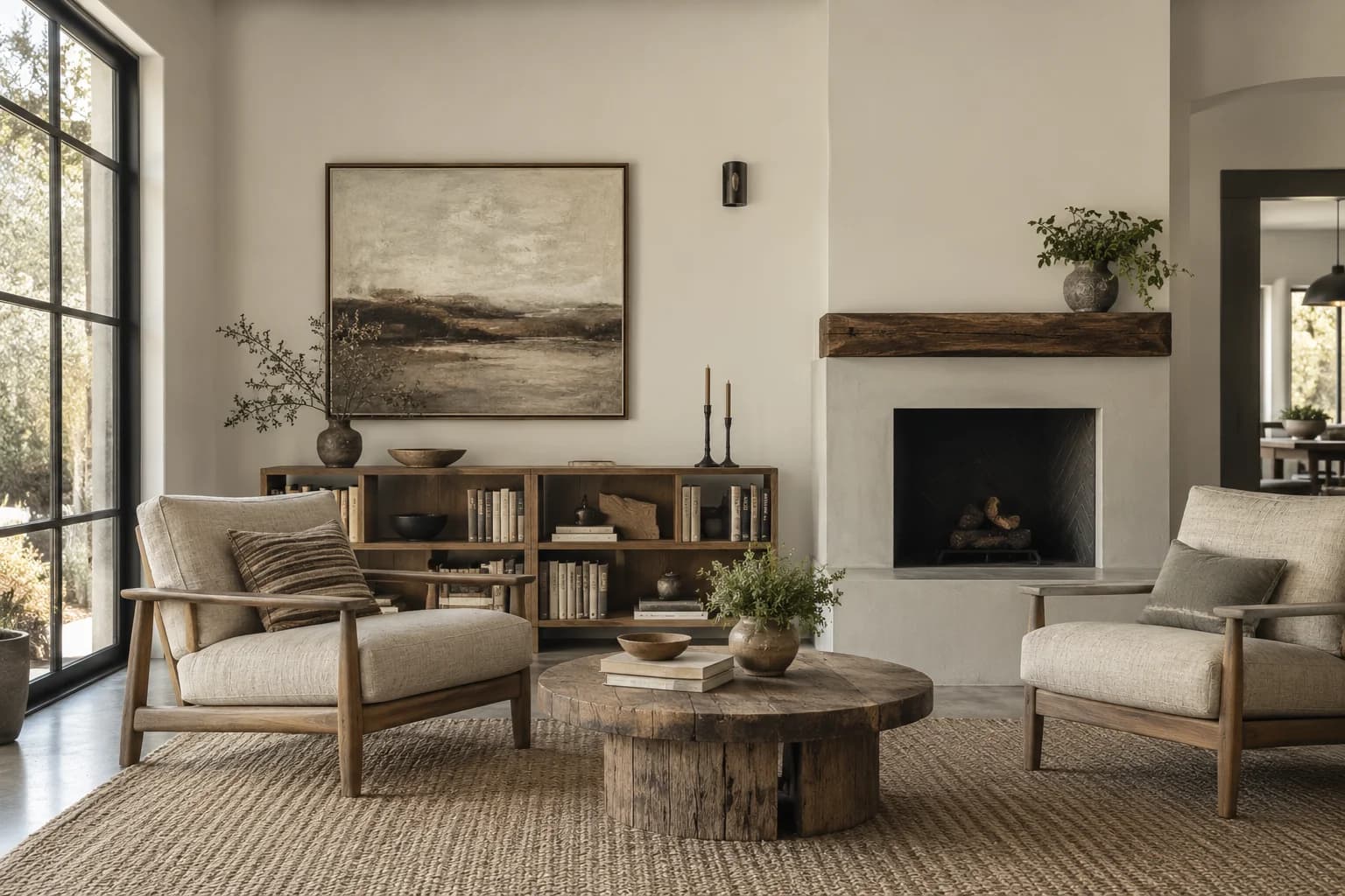 Living room featuring Silver Drop paint