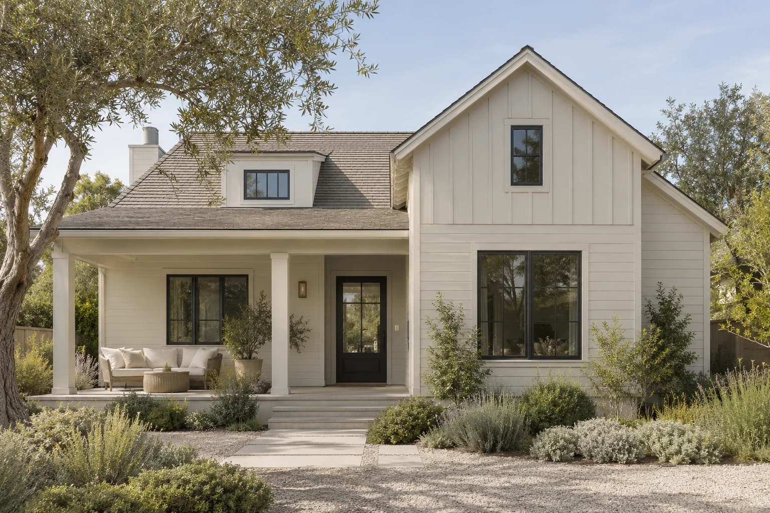 Siding featuring Silver Drop paint