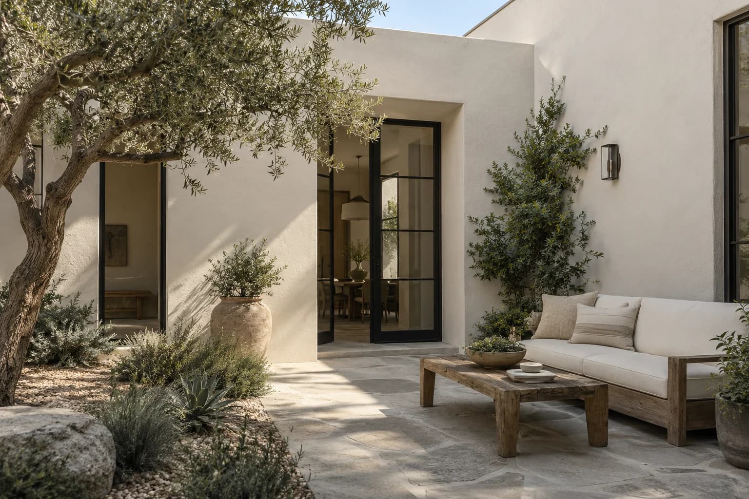 Stucco featuring Silver Drop paint
