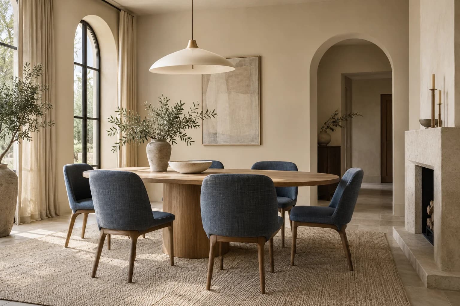 Dining room featuring Spanish Sand paint