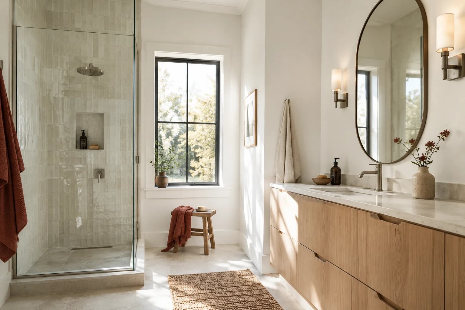 Bathroom featuring Ultra Pure White paint
