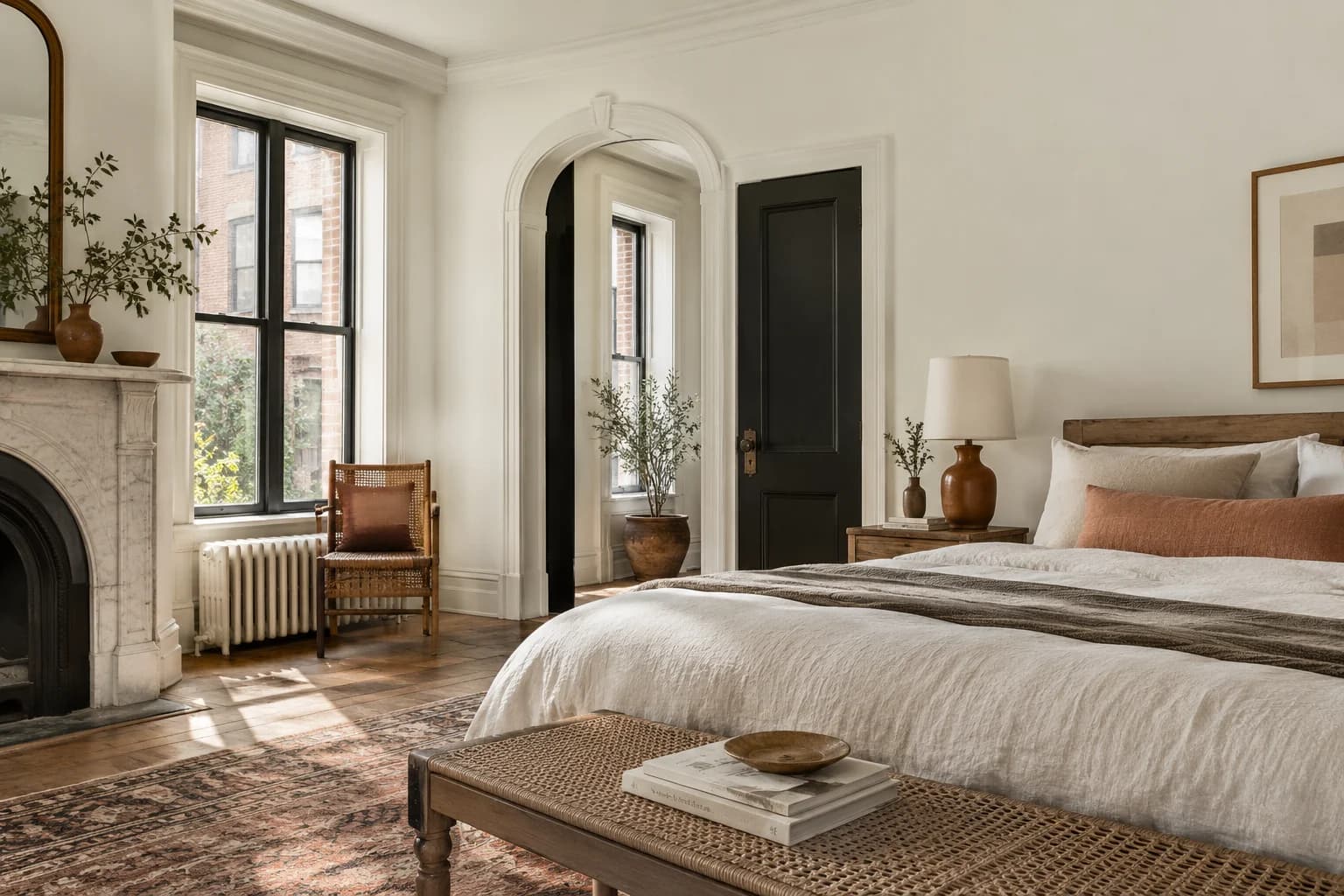Bedroom featuring Ultra Pure White paint