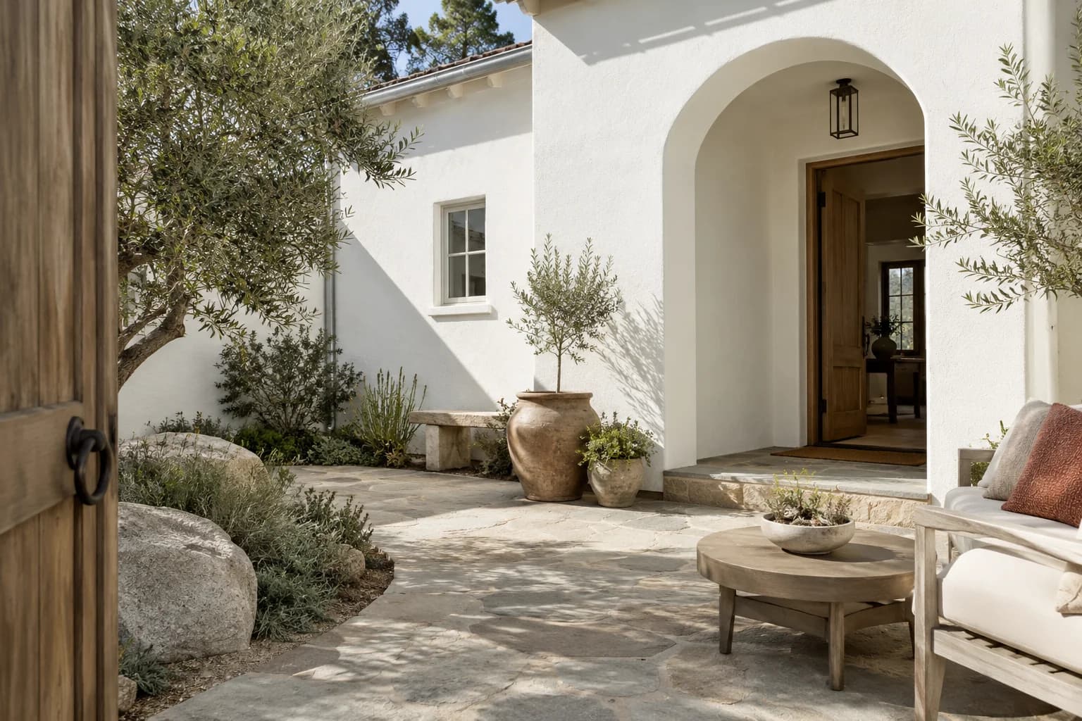 Stucco featuring Ultra Pure White paint